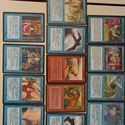 Magic: The Gathering Vintage 1996 Lot - Soldevi Sage, Storm Crow, Tiger - Image 2