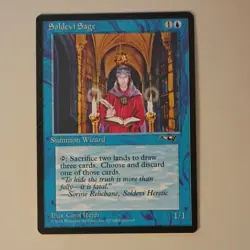 Magic: The Gathering Vintage 1996 Lot - Soldevi Sage, Storm Crow, Tiger - Image 4