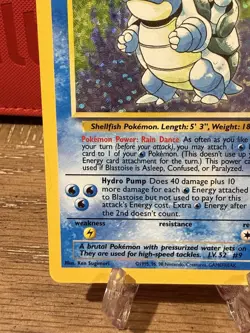 Pokemon TCG Blastoise Celebrations: Classic Collection 2/102 Near Mint - Image 5