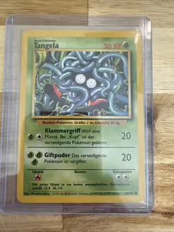 Pokemon TCG Tangela Base Set German (Tangela) 66/102 - Image 1