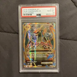Pokemon XY Evolutions 2016 Full Art M Mega Charizard EX 101/108 PSA 10 Gem Mint - Image 1