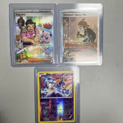 Pokemon TCG Mixed Card Lot Mewtwo Clemont’s Quick Wit Saguaro - Image 1