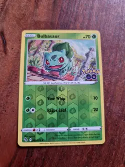 Pokemon Bulbasaur Pokemon Go 001/078 Reverse Holo Common - Image 1