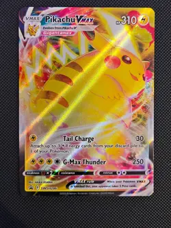 PIKACHU VMAX SWSH286 P SWSH BLACK STAR POKEMON NM/M 2019 - Image 1