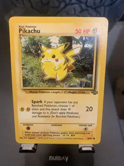 1999 Pokemon TCG Pikachu 1st Edition Common Jungle Base Set 60/64 - Image 1