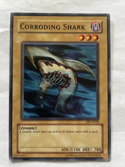 Corroding Shark EUROPEAN Common TP1-E020 NM Yu-Gi-Oh! - Image 1