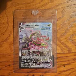 Pokemon Rayquaza VMAX Alternate Art Secret Rare 218/203 Evolving Skies Holo - Image 1