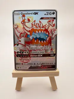 Pokemon Guzzlord GX SV71/SV94 Full Art Rare NM - Sun & Moon Hidden Fates - Image 1