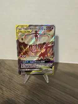 2020 Pokemon SM Black Star Promos Espeon & Deoxys GX Tag Team #SM240 - Image 1