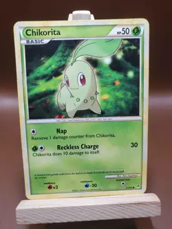 Pokemon HP Chikorita Call of Legends 53/95 Regular Common - Image 1