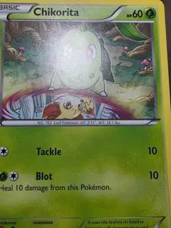 LP Pokemon Chikorita Common XY - BREAKpoint 1/122 - Image 5