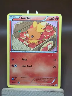 HP Torchic RC5/RC25 Holo Legendary Treasures: Radiant Collection Pokemon - Image 1