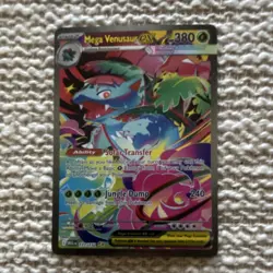 Pokemon Mega Venusaur ex Me01 Mega Evolution 177/132 Illustration Rare Holo - Image 1
