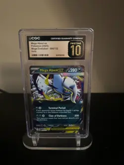 Pokemon Mega Absol Ex Mega Evolution 86/132 CGC 10 PRISTINE - Image 1