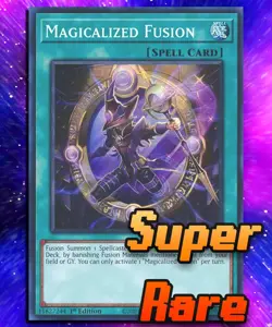 Magicalized Fusion (SR) RA01-EN058 Super Rare 1st Edition. LP - Image 1