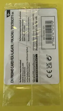 Pokemon Illustration Contest 2024 Promos~Pikachu, Feraligatr, Toxtricity~Sealed - Image 2