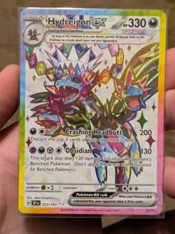 Pokemon TCG Hydreigon EX 223/191 Full Art Surging Sparks Ultra Rare - Image 1