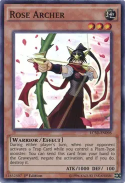 Rose Archer - LC5D-EN098 - Super Rare - 1st Edition x1 Lightly Played - Image 1