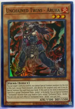 Unchained Twins - Aruha - OP24-EN005 - Super Rare - Unlimited Edition x1 - Near - Image 1