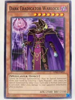 Dark Eradicator Warlock - OP02-EN016 - Common - Image 1