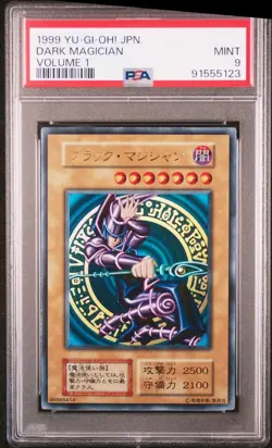 1999 Yu-Gi-Oh! Japanese Volume 1 Dark Magician PSA 9 MINT - Image 1