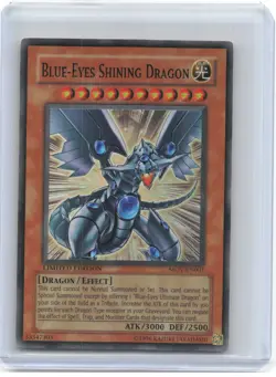 2004 Yu-Gi-Oh! TCG—Blue-Eyes Shining Dragon #MOV-EN001 (MOV)—Super Rare Foil - Image 1