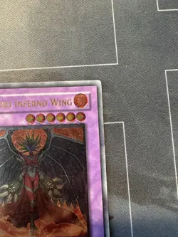 Evil Hero Inferno Wing GLAS-EN038 - Ultimate Rare - 1st Edition LP Yugioh - Image 3