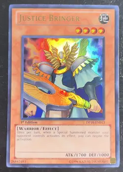 Justice Bringer DP10-EN013 Duelist Pack 10: Yusei 3 1st Edition LP - Image 1