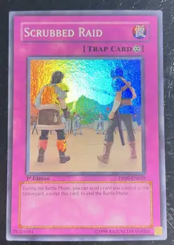 Scrubbed Raid DP09-EN029 Duelist Pack 9: Yusei 2 1st Edition LP - Image 1