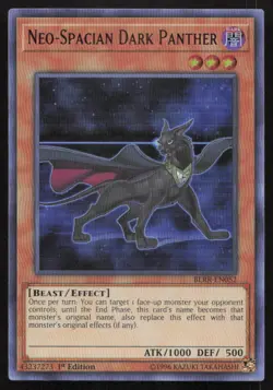 Yu-Gi-Oh B.O.L: Relentless Revenge #BLRR-EN052 Neo-Spacian Dark Panther - Image 1