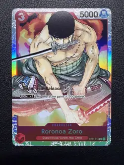 Roronoa Zoro ST01-013 Super Pre-Release - 2022 One Piece Card Game - ENG🔥 - Image 1