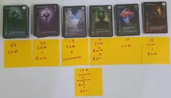 Wonders of the First- Existence Set - Collectible Card Game Lot - 128 Cards - Image 1