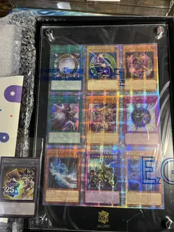 Korean Yu-Gi-Oh! 25Th Anniversary Uncut Sheet Side UNITY WITH SEALED CARD! - Image 1