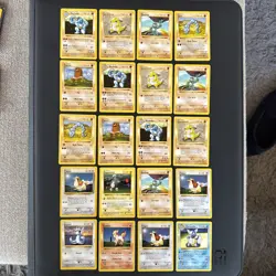 Pokemon Base Set SHADOWLESS PACK FRESH 20 Card Lot - Image 1