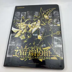YuGiOh Golden Duelist 9-Pocket Portfolio Binder Like New - Image 1