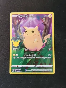 Pokemon Pikachu TCG 05/25 Celebrations 25th Anniversary Card - Image 1
