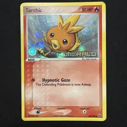 TORCHIC EX Smeraldo Stampato POKEMON Holo 2005 Trading Card 69/106 TCG - Image 1