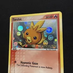 TORCHIC EX Smeraldo Stampato POKEMON Holo 2005 Trading Card 69/106 TCG - Image 2