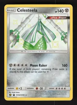 Celesteela SV32/SV94 Pokemon Hidden Fates Holo Card - Image 1