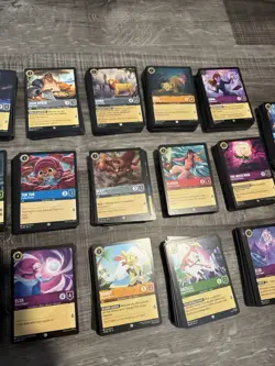 Disney Lorcana TCG Bulk Lot 1,000 uncommons commons duplicates Mixed Cards DD - Image 3