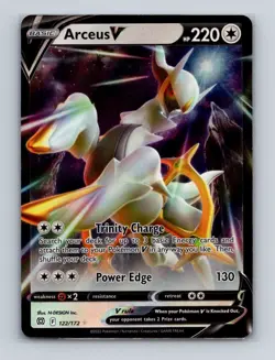 Arceus V 122 Pokemon Brilliant Stars Ultra Rare Card NM+ - Image 1