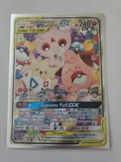 Pokemon Togepi & Cleffa & Igglybuff GX TAG TEAM 143A/236 240 HP 120+ GX Card - Image 1