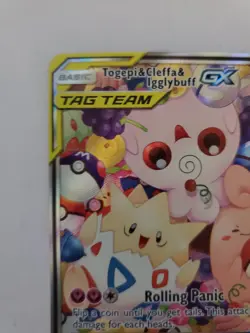 Pokemon Togepi & Cleffa & Igglybuff GX TAG TEAM 143A/236 240 HP 120+ GX Card - Image 3