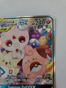 Pokemon Togepi & Cleffa & Igglybuff GX TAG TEAM 143A/236 240 HP 120+ GX Card - Image 4