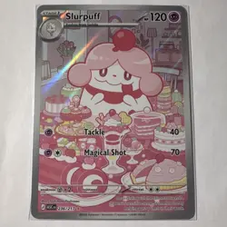 Pokemon Slurpuff ascended heroes 236/217 Stage 1 Holo Psychic Fairy Card - Image 1