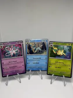 Leafeon 170 Glaceon 171 Sylveon 172 SVP Prismatic Evolutions Promo Card Lot NM - Image 1