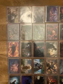 Art Card COMPLETE Set 81 Magic the Gathering Lord of Rings MTG Middle-Earth - Image 2