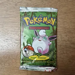 Pokemon TCG Jungle Booster Pack 11 Cards Wizards Wigglytuff French - Image 1