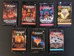 MTG Magic the Gathering Welcome Booster Packs Mix and Match Different Sets - Image 1