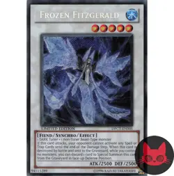 Yugioh Frozen Fitzgerald DPCT-EN005 Secret Rare Limited Edition NM - Image 1